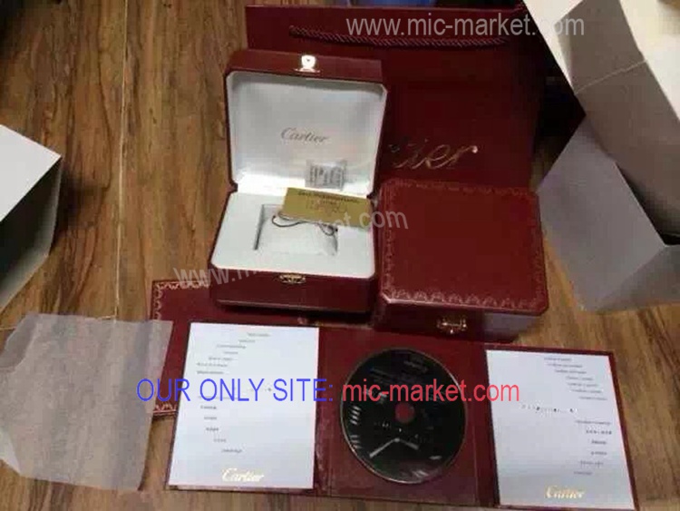 Copy Cartier Watch Box Red Leather Box set with DV Copy Cartier Watch Box Red Leather Box set with DV